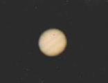 Jupiter as viewed through our telescope (undated photo, likely 1990s)
