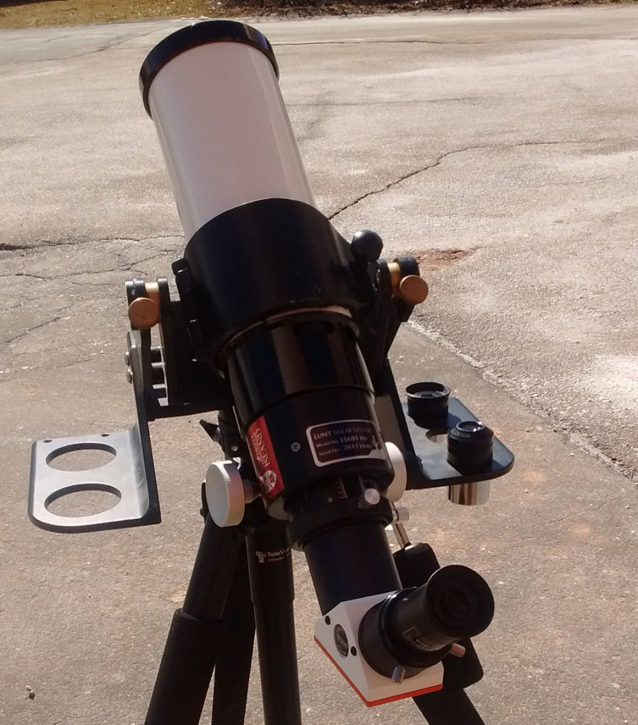 View of H-alpha solar telescope