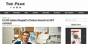 2014 10 20t CLIVE takes People’s Choice Award at MIT contest - The Peak