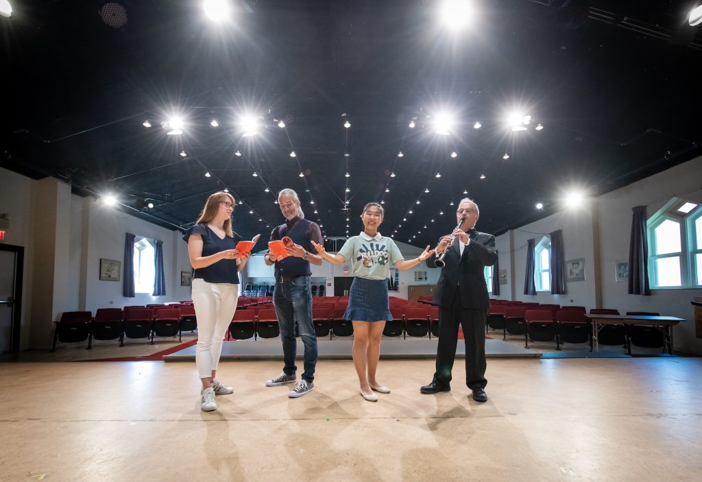 four performers in upei's steel recital hall