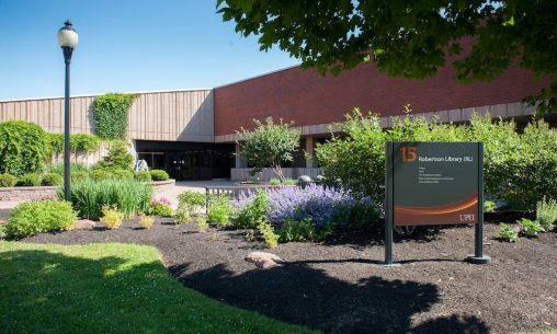 exterior photo of UPEI's Robertson Library