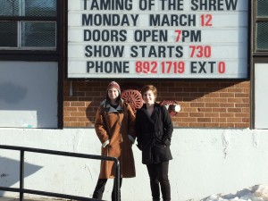 Opening night of The Taming of the Shrew. (2012)