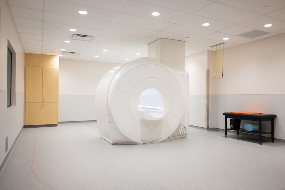 a large MRI machine